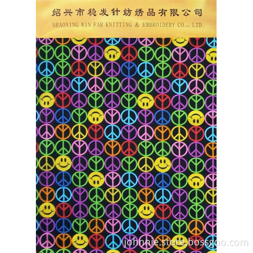 Knitted 100% Polyester Digital Printing Jersey Fabric